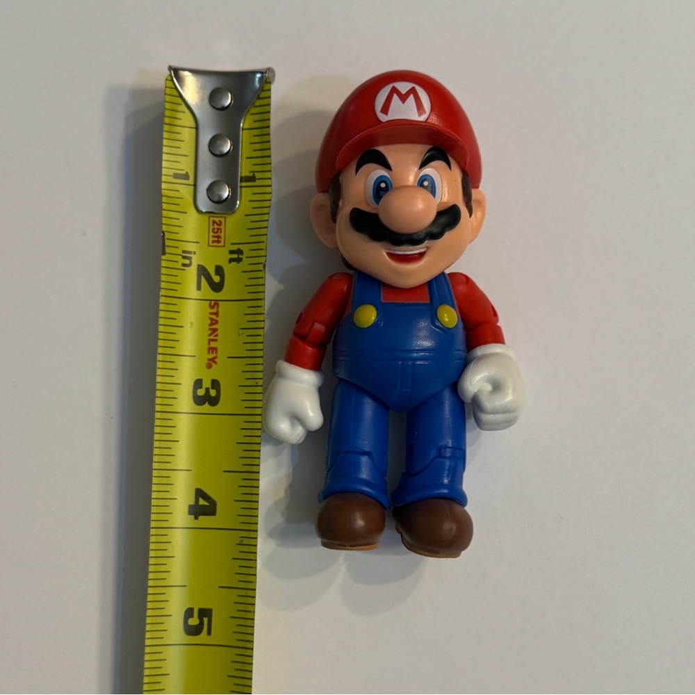 Jakks Super Mario 4" 4 Inch World of Nintendo Series Super Mario figure - Picture 3 of 5